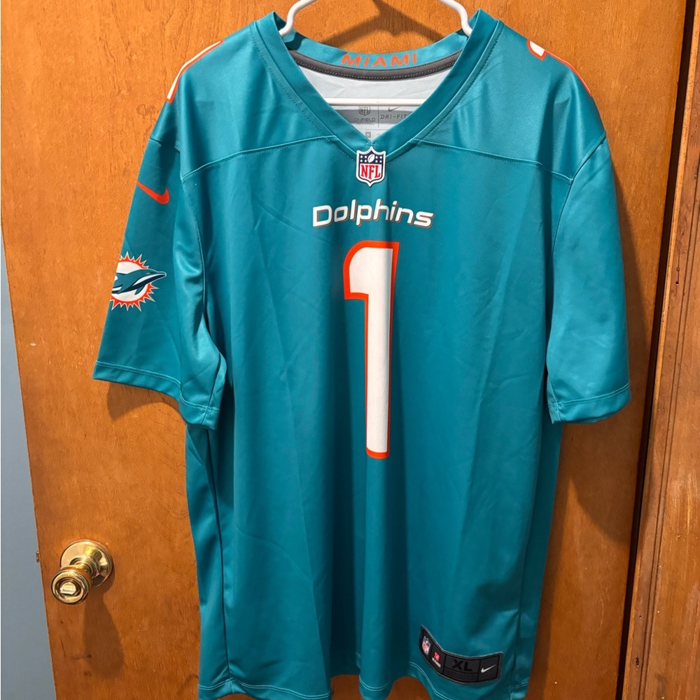 NFL Miami Dolphins Teal & Orange Dri-FIT Jersey